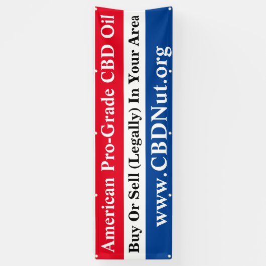 American Pro-Grade CBD Oil Banner (Vertikal)