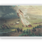 American Progress by John Gast Aufkleber (Vorderseite)