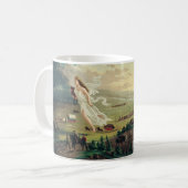 American Progress by John Gast Kaffeetasse (Vorderseite Links)