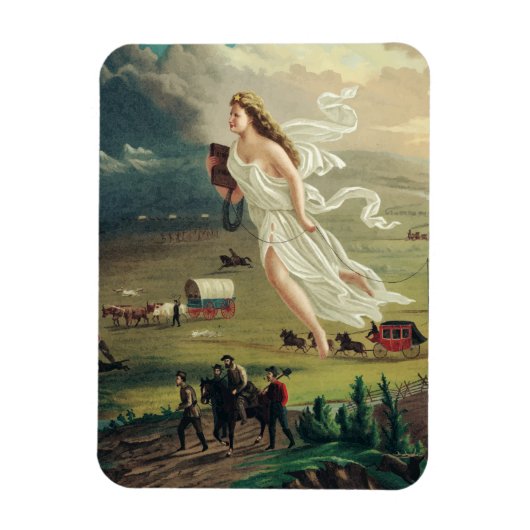 American Progress by John Gast Magnet (Vertikal)
