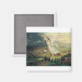 American Progress by John Gast Magnet (Vorderseite/Rückseite)