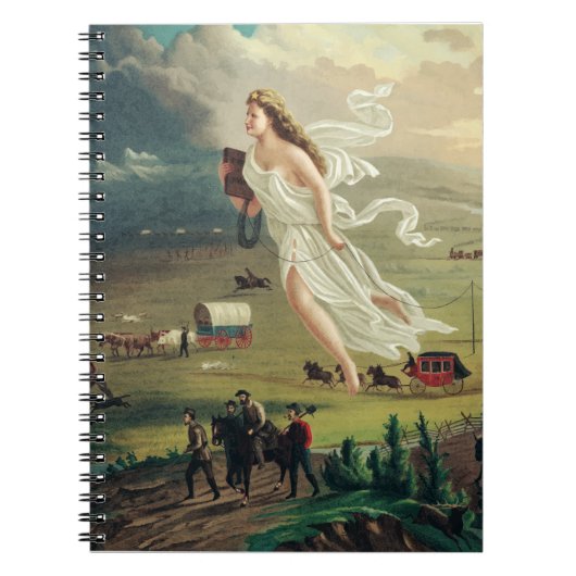American Progress by John Gast Notizblock (Vorderseite)