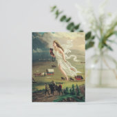 American Progress by John Gast Postkarte (Stehend Vorderseite)