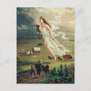 American Progress by John Gast Postkarte