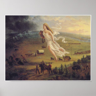 American Progress Vintag Art Poster