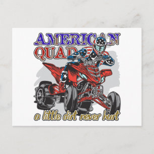 American Quad Postkarte