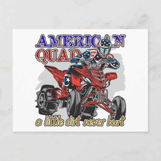 American Quad Postkarte (Vorderseite)