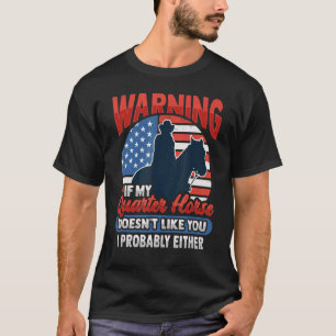 American Quarter Horse für einen Quarter Horse-Rei T-Shirt