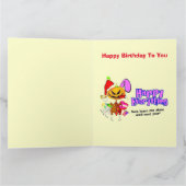 American Railroad Train Engineer Big Birthday Card Karte (Innenseite)