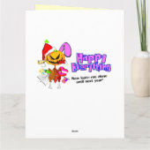 American Railroad Train Engineer Big Birthday Card Karte (Rückseite)