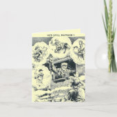 American Railroad Train Engineer Note Card Karte (Vorderseite)