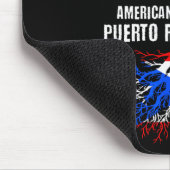 American Raised With Puerto Rican Roots Usa Flag P Mousepad (Ecke)