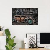 American Rat Rod Poster (Heimbüro)