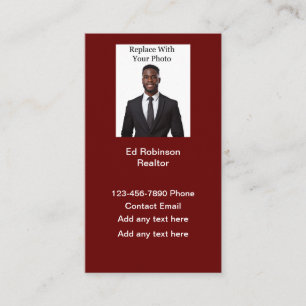 American Realtor Theme Business Cards Visitenkarte