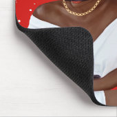 American Red Diamond Scripting Mouse Pad Mousepad (Ecke)