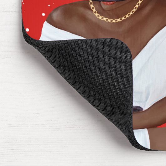 American Red Diamond Scripting Mouse Pad Mousepad (Ecke)