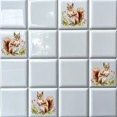 American Red Squirrel Fliese