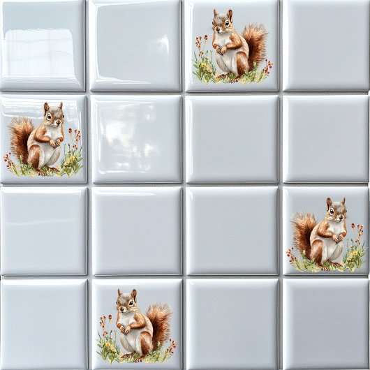 American Red Squirrel Fliese