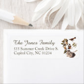 American Redstart Audubon Bird Address Labels (Insitu)