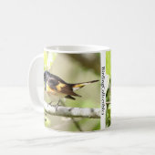 American Redstart Tasse von BirdingCollectibles (Vorderseite Links)