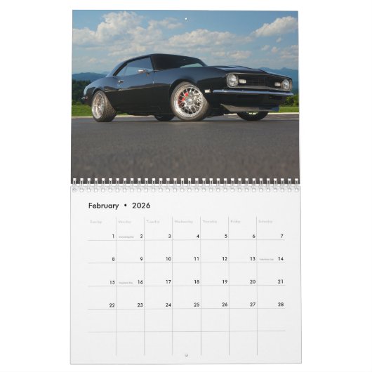 American Ride Calendar Kalender (Feb 2026)
