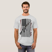 American Rifle USA Flag I wird Light nicht erfülle T-Shirt (Vorne ganz)