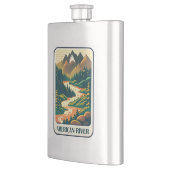 American River California Colors Flachmann (Links)