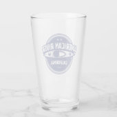 American River California Kayaking Glas (Rückseite)