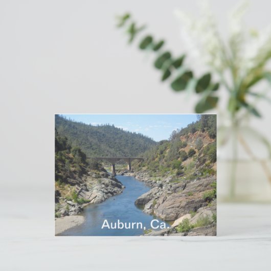 American River Postkarte (Stehend Vorderseite)