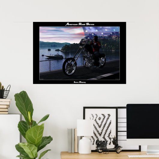 American Road Series #2 Poster (Heimbüro)