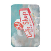 American Roadside | Coffee Shop-Abonnement Badematte (Vorderseite Vertikal)