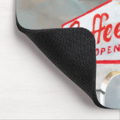 American Roadside | Coffee Shop-Abonnement Mousepad (Ecke)