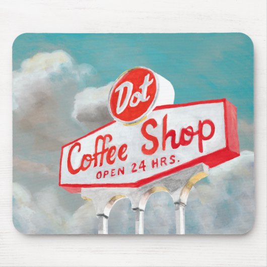 American Roadside | Coffee Shop-Abonnement Mousepad (Vorne)