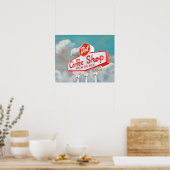 American Roadside | Coffee Shop-Abonnement Poster (Küche)