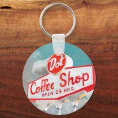 American Roadside | Coffee Shop-Abonnement Schlüsselanhänger (Vorderseite)