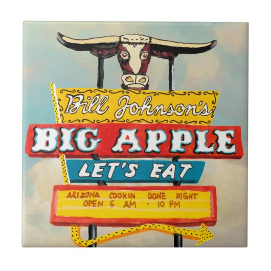 American Roadside | Restaurant Fliese (Vorderseite)