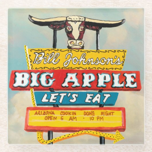 American Roadside | Restaurant Glasuntersetzer (Vorderseite)