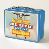 American Roadside | Restaurant Metall Brotdose (Rückseite)