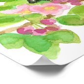 American Robin Apple Blossom Michigan Poster (Ecke)