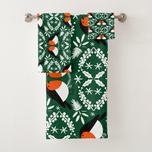 American Robin Badhandtuch Set (Insitu)