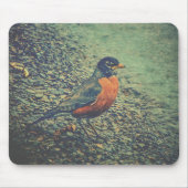 American Robin Bird Nature Mousepad (Vorne)