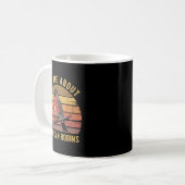 American Robin Bird Watching Vintag Retro S Kaffeetasse (Vorderseite Links)