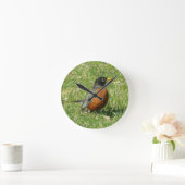 American Robin Clock Runde Wanduhr (Zuhause)