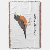 American Robin Decke (Vorderseite Vertikal)