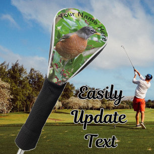 American Robin - Driver Golf Club Cover Headcover