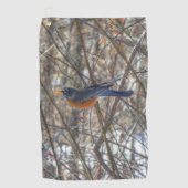 American Robin Golfhandtuch (Vorderseite)