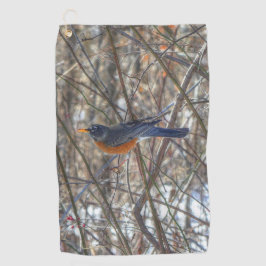 American Robin Golfhandtuch