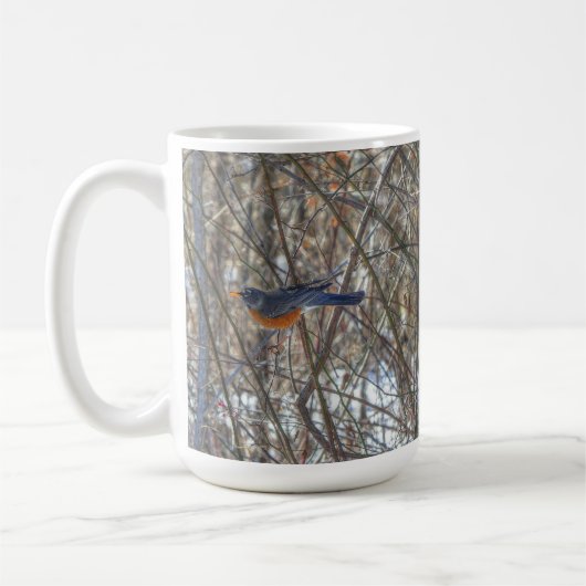 American Robin Kaffeetasse (Links)