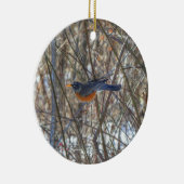 American Robin Keramik Ornament (Rechts)