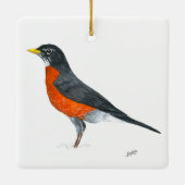 American Robin Keramikornament (Rückseite)
